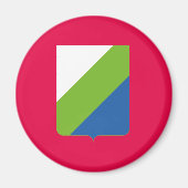 アブルッツォ国旗イタリアの象徴イタリア マグネット (正面)