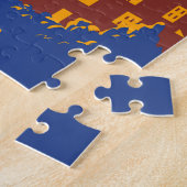 アブルッツォ国立公園イタリア旅行アートヴィンテージ ジグソーパズル (側面)