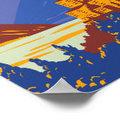 アブルッツォ国立公園イタリア旅行アートヴィンテージ ポスター (角)