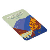 アブルッツォ国立公園イタリア旅行アートヴィンテージ マグネット (右側)