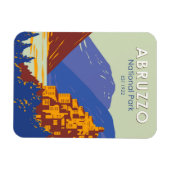 アブルッツォ国立公園イタリア旅行アートヴィンテージ マグネット (横)