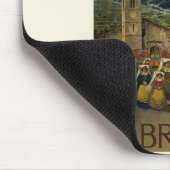 アブルッツォ・イタリア・ヴィンテージ・ポスター マウスパッド (コーナー)