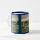 アブルッツォ ツートーンマグカップ (正面左)