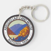 アブルッツォ、ラツィオおよびモリーゼ国立公園イタリア キーホルダー (裏面)