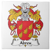 アブレウの家紋 タイル (正面)