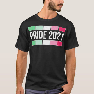 アブロセクシャルプライド2021 LGBTプライドマーチまたはパレードL Tシャツ