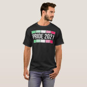 アブロセクシャルプライド2021 LGBTプライドマーチまたはパレードL Tシャツ (正面フル)