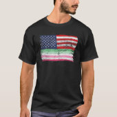 アブロセクシャル米国国旗ゲイプライド月同性愛者Lgbtq Abr Tシャツ (正面)