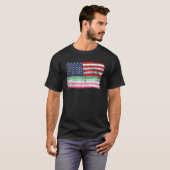 アブロセクシャル米国国旗ゲイプライド月同性愛者Lgbtq Abr Tシャツ (正面フル)