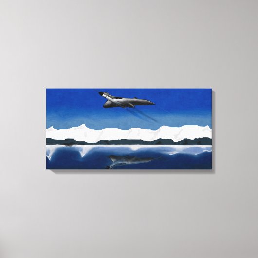 アブロ ヴルカン 反射電力 キャンバスプリント (正面)