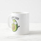 アブーケード おもしろ アボカドの怖いジョーク コーヒーマグカップ (正面左)