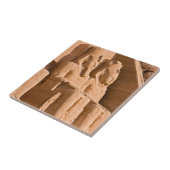 アブー素晴らしシンベル寺院 – ラムセスII – エジプト タイル (側面)