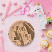 アブー素晴らしシンベル寺院 – ラムセスII – エジプト ペーパープレート (パーティー)