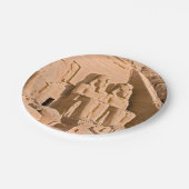 アブー素晴らしシンベル寺院 – ラムセスII – エジプト ペーパープレート (アングル)