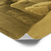 アブー・シンベルの素晴らし神殿の正面標高 ポスター (角)