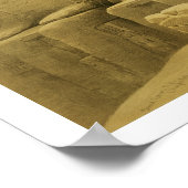 アブー・シンベルの素晴らし神殿の正面標高 ポスター (角)