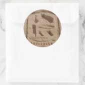 アブー・シンベルカルトゥーシュ ラウンドシール (バッグ)