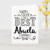 アブ最高のイラインザワールド誕生日カード カード (黄色い花)