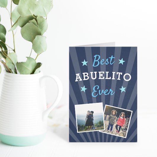 アブ最高のイリート |父の日の写真 カード