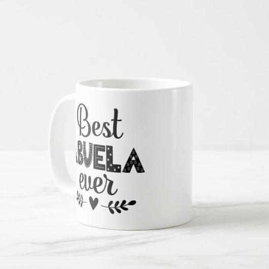 アブ最高のエラーエバーアブエリタギフト コーヒーマグカップ (正面左)