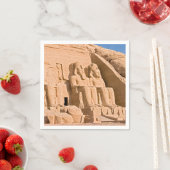 アブ・シンベルの大神殿 - ラムセス2世 - エジプト スタンダードカクテルナプキン (インサイチュ)