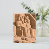 アブ・シンベル大神殿 - ラムセス2世 - エジプト ポストカード (スタンド正面)