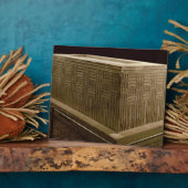 アブ・ローチ(石灰岩)の石棺(3参照) フォトプラーク (側面)