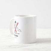 アプおもしろいレススキチーム – 雪素晴らし愛好家ギフト コーヒーマグカップ (正面左)