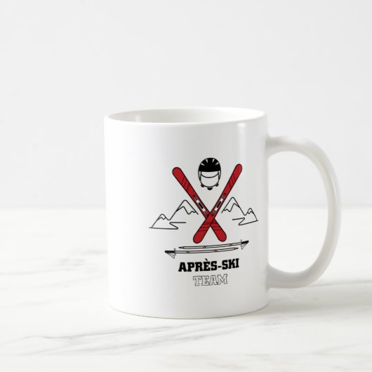 アプおもしろいレススキチーム – 雪素晴らし愛好家ギフト コーヒーマグカップ (右)