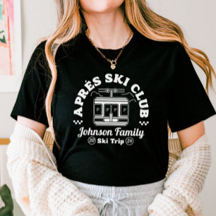 アプカスタムレススキファミリーフレンズスキートリップグループ Tシャツ