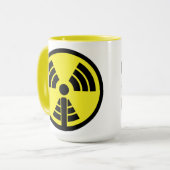 アプカスタリプスマグ！放射線のロゴで！ マグカップ (正面左)