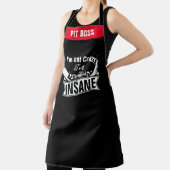 アプパーソナライズされたロン、おもしろエプロン、名前をカスタムする調理師 エプロン (インサイチュ)