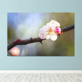 アプミニマルリコ日本のットの開花 キャンバスプリント (インサイチュ (ウッドフロア))