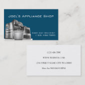 アプライアンスのインストールの修復 名刺 (正面/裏面)