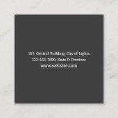 アプライアンスの修復 スクエア名刺 (裏面)