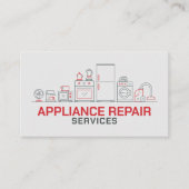 アプライアンスの修復 – プロフェッショナル モダン 名刺 (正面)