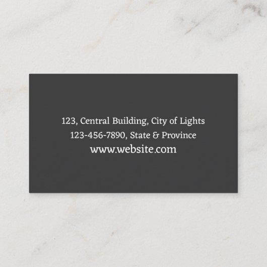 アプライアンスの修復 名刺 (裏面)