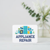 アプライアンスの修復QR 名刺 (スタンド正面)