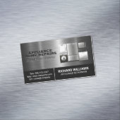 アプライアンスの修理固定サービスの名刺 マグネット名刺 (インサイチュ)