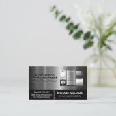 アプライアンスの修理固定サービスの名刺 名刺 (スタンド正面)