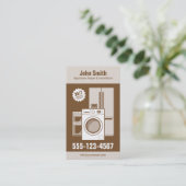 アプライアンスの修理、サービス、およびインストール 名刺 (スタンド正面)