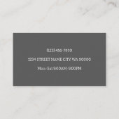 アプライアンスの取り付けと修理の名刺 名刺 (裏面)