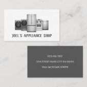アプライアンスの取り付けと修理の名刺 名刺 (正面/裏面)
