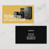アプライアンスの販売インストールの修復 名刺 (正面/裏面)