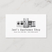 アプライアンスショップ、インストール、修復 名刺 (正面)