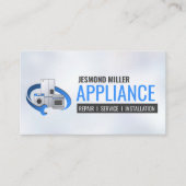 アプライアンス修復サービス 名刺 (正面)