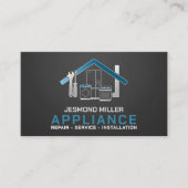 アプライアンス修復サービス 名刺 (正面)