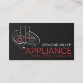 アプライアンス修復サービス 名刺 (正面)