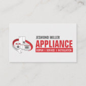 アプライアンス修復サービス 名刺 (正面)