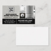 アプライアンス修復ホームサービス | QRコード 名刺 (正面/裏面)